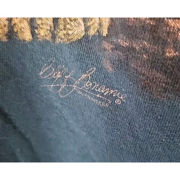 VTG 90s Oneita White Kids Small Tigers Extinction Forever Artist Signed Print. - Picture 2 of 2